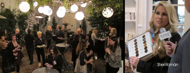 Roman Salon hair color media event